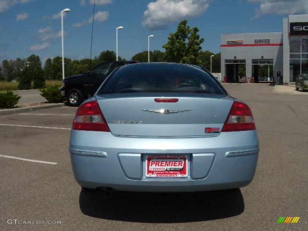 2004 Sebring Coupe - Light Blue Pearl / Black photo #4