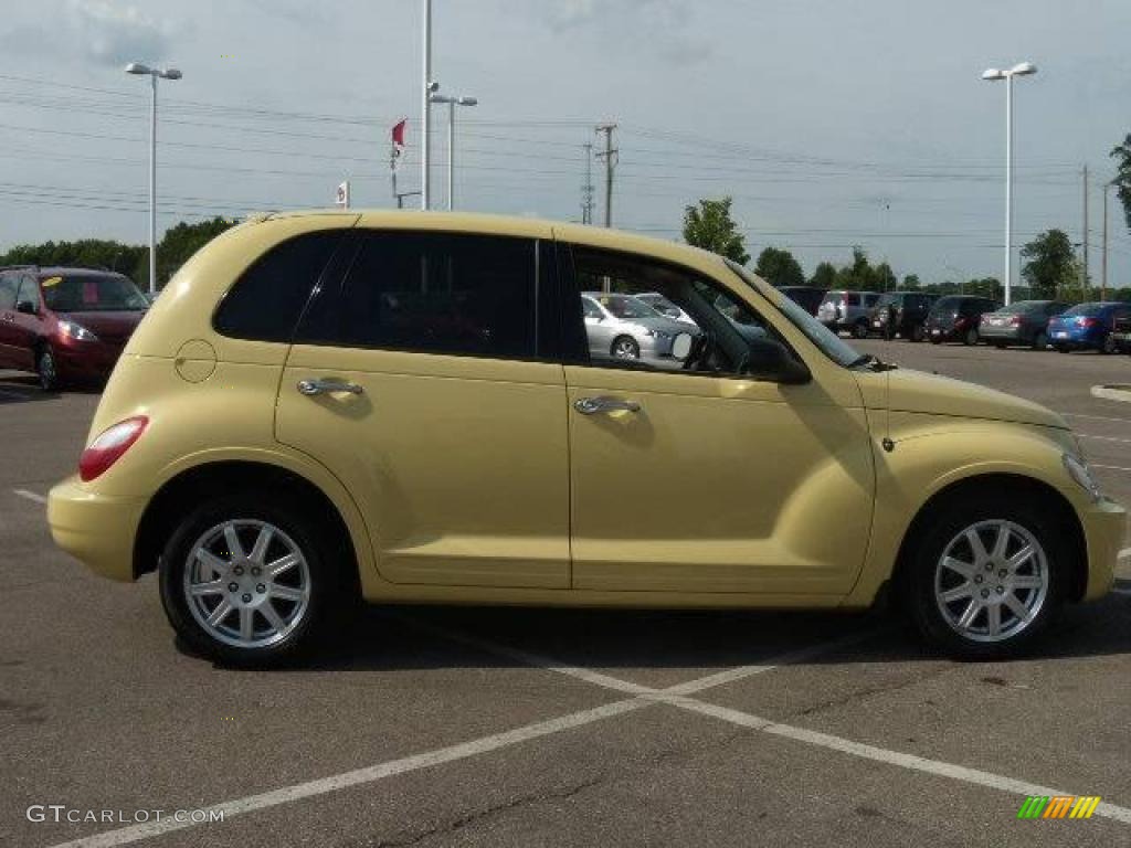 2007 PT Cruiser Touring - Pastel Yellow / Pastel Slate Gray photo #6