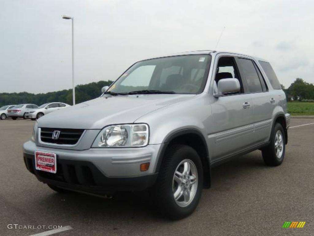 2001 CR-V Special Edition 4WD - Satin Silver Metallic / Black Leather photo #1