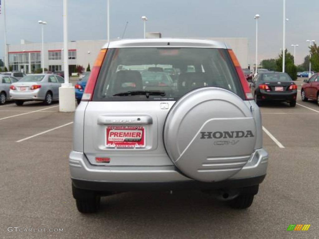 2001 CR-V Special Edition 4WD - Satin Silver Metallic / Black Leather photo #4
