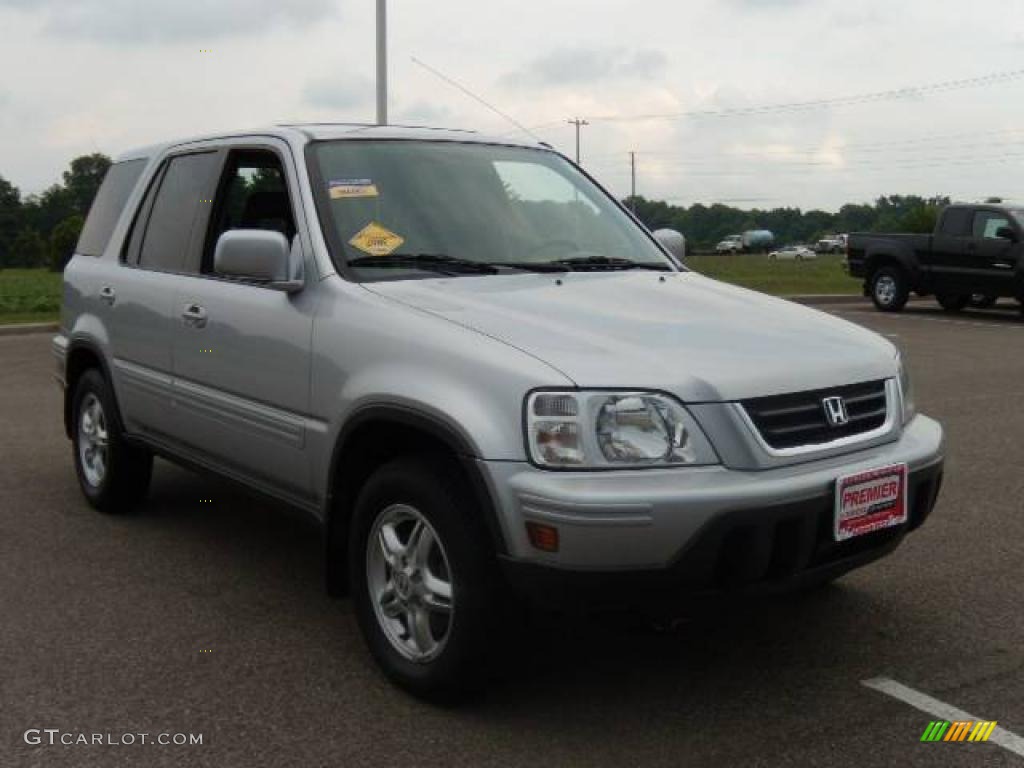 2001 CR-V Special Edition 4WD - Satin Silver Metallic / Black Leather photo #7