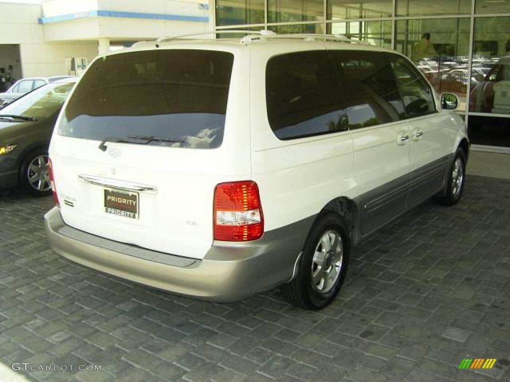 2003 Sedona EX - Clear White / Gray photo #4