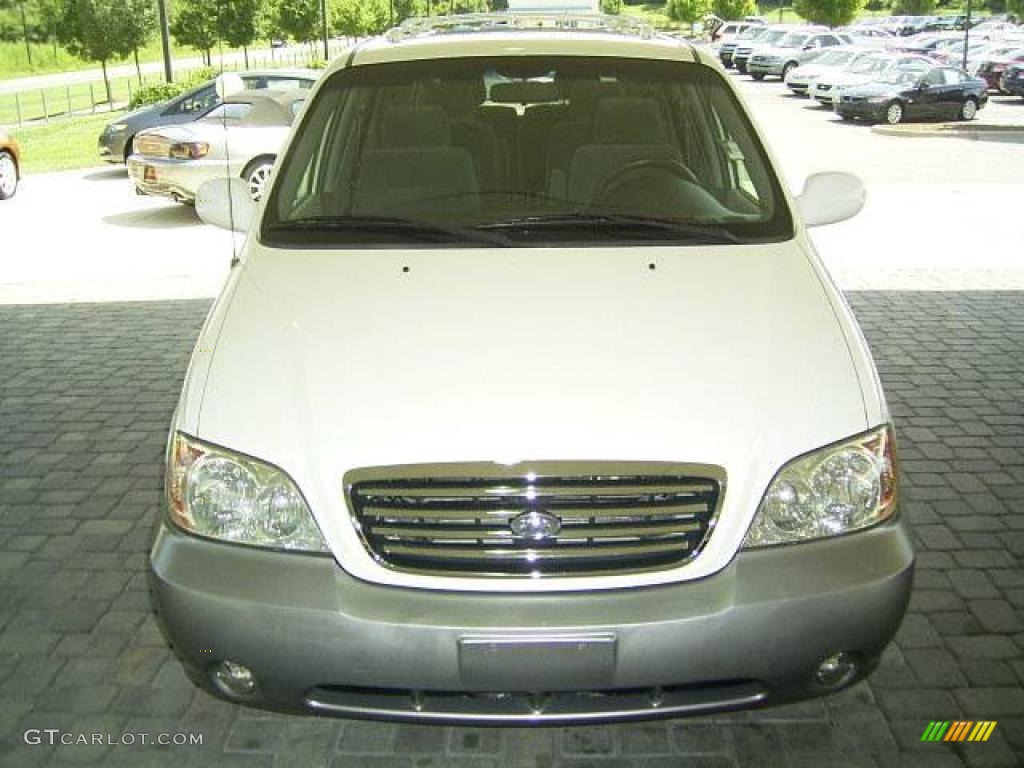 2003 Sedona EX - Clear White / Gray photo #6