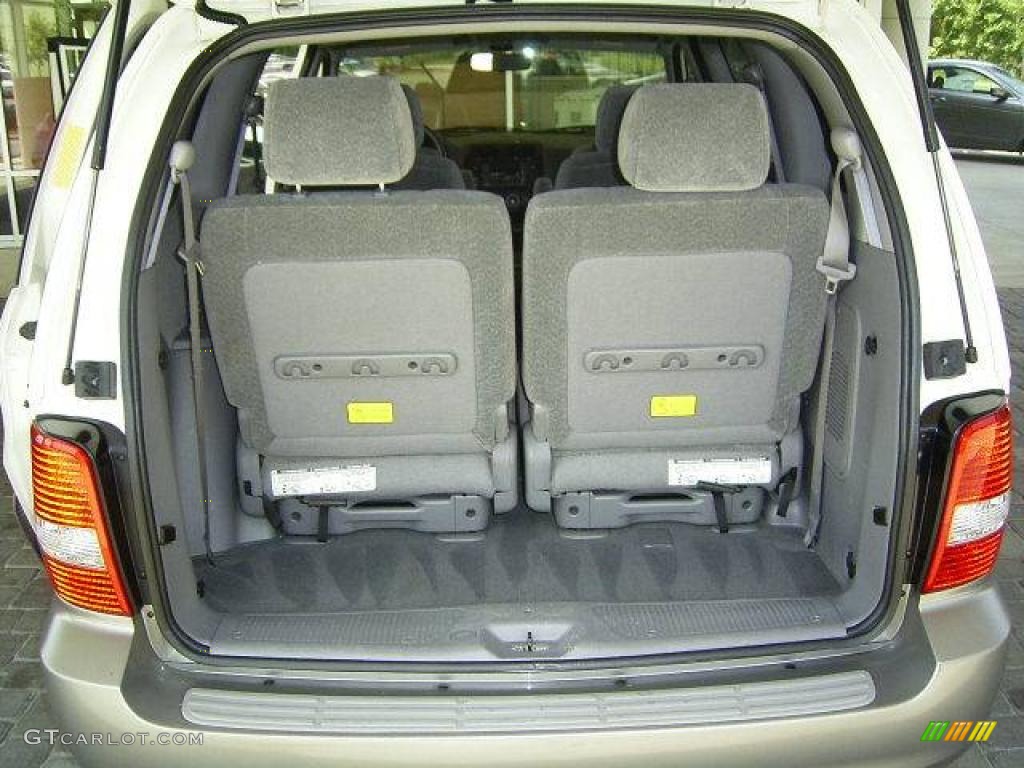 2003 Sedona EX - Clear White / Gray photo #11