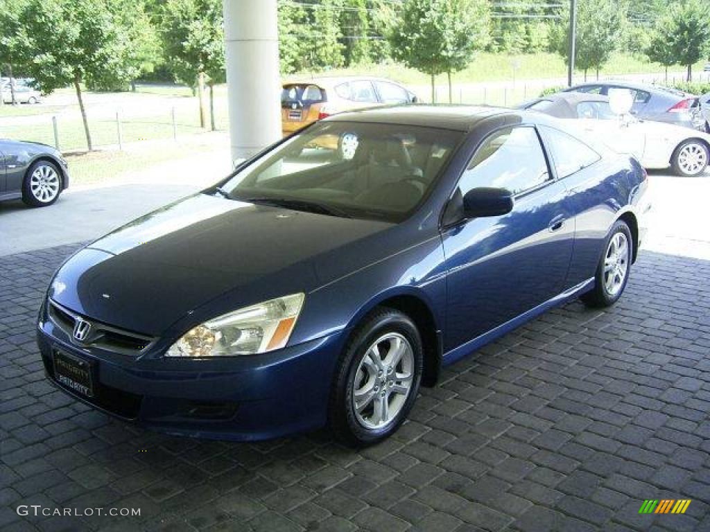 2006 Accord EX-L Coupe - Sapphire Blue Pearl / Ivory photo #1