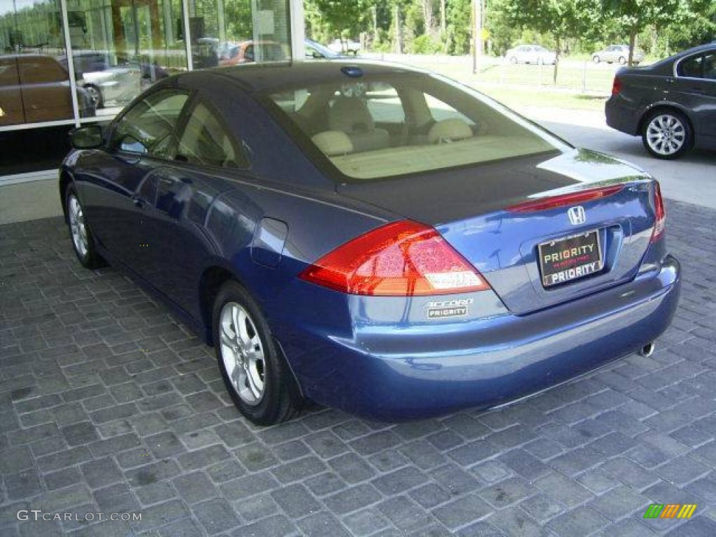 2006 Accord EX-L Coupe - Sapphire Blue Pearl / Ivory photo #2
