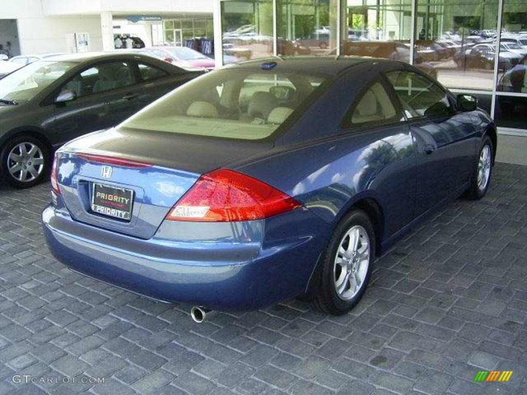 2006 Accord EX-L Coupe - Sapphire Blue Pearl / Ivory photo #4