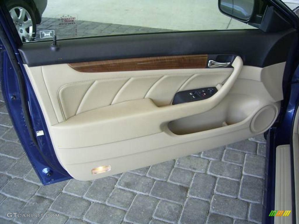 2006 Accord EX-L Coupe - Sapphire Blue Pearl / Ivory photo #7