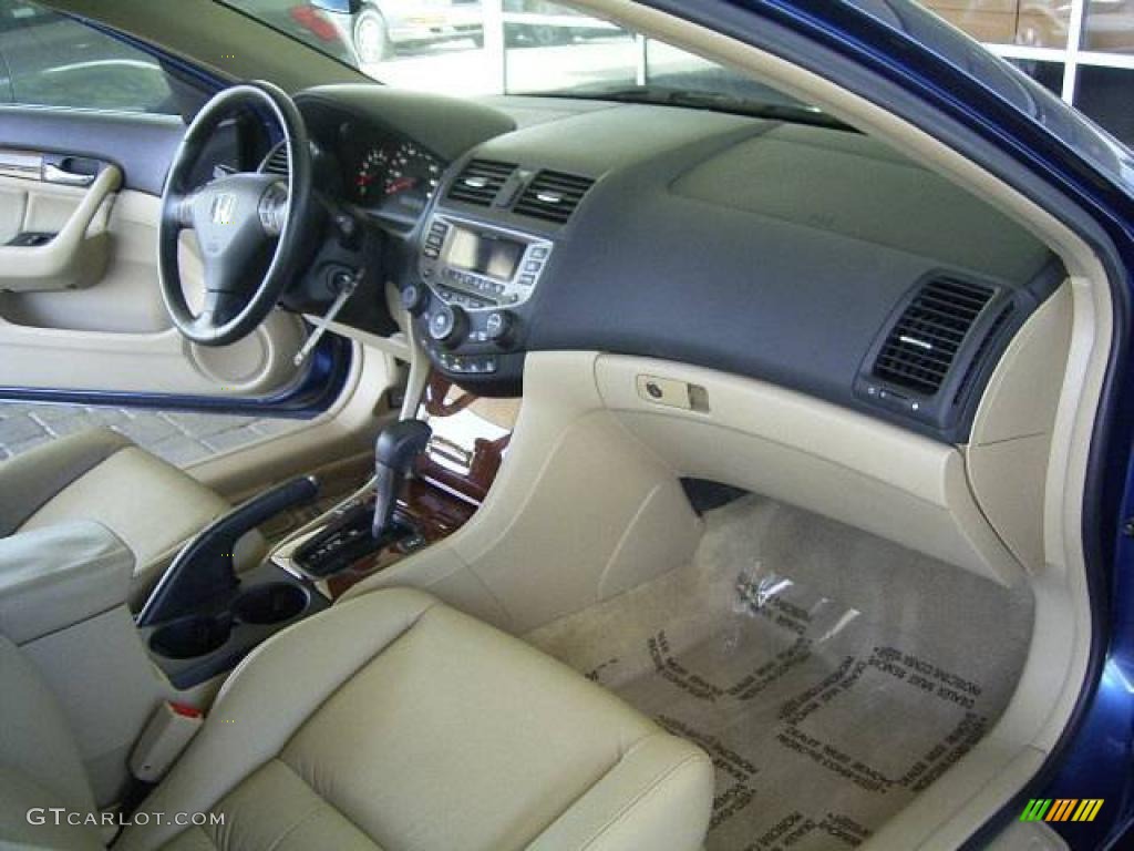 2006 Accord EX-L Coupe - Sapphire Blue Pearl / Ivory photo #14