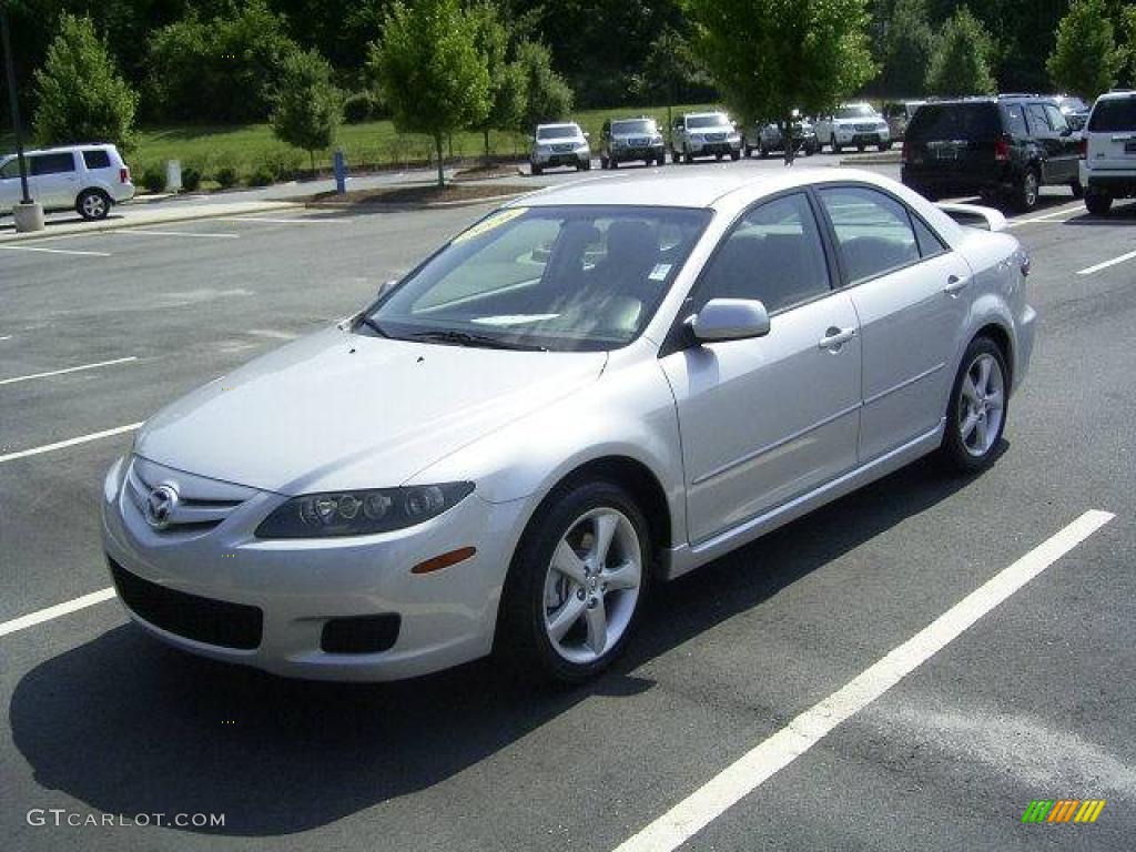 2008 MAZDA6 i Sport Sedan - Silver Metallic / Gray photo #1