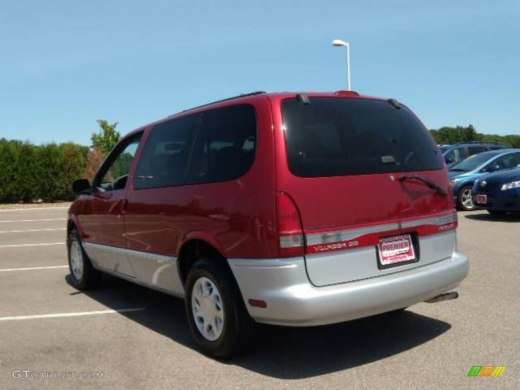 1998 Villager LS - Cabernet Red Metallic / Graphite photo #3