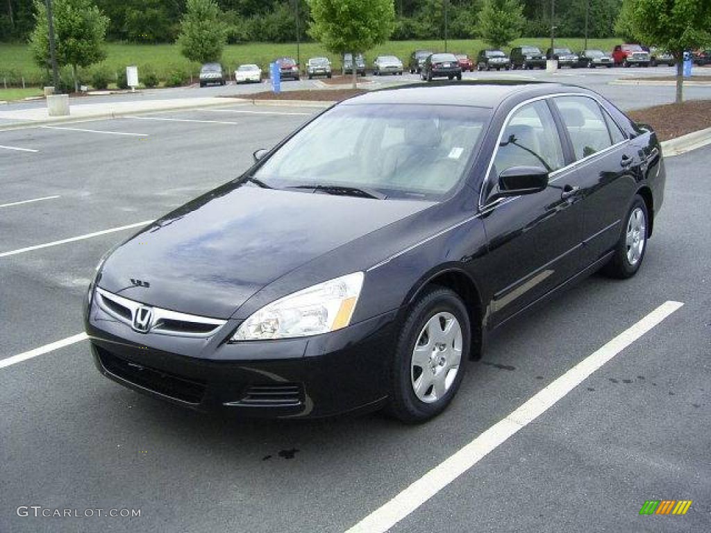 2006 Accord LX Sedan - Nighthawk Black Pearl / Ivory photo #1