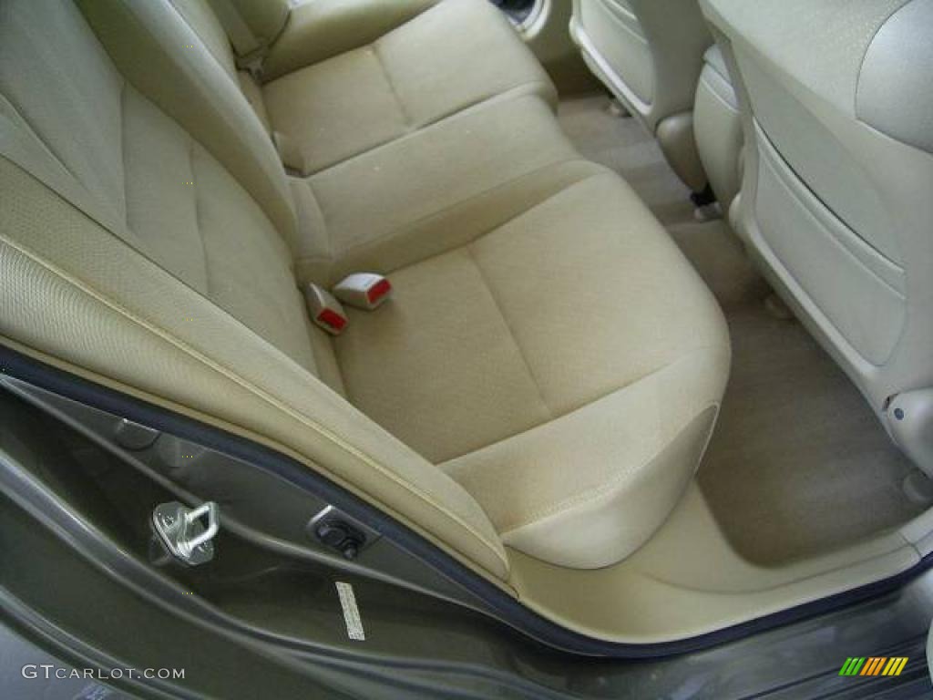 2007 Civic Hybrid Sedan - Galaxy Gray Metallic / Ivory photo #11