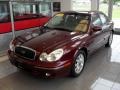 2004 Ruby Red Hyundai Sonata V6  photo #1