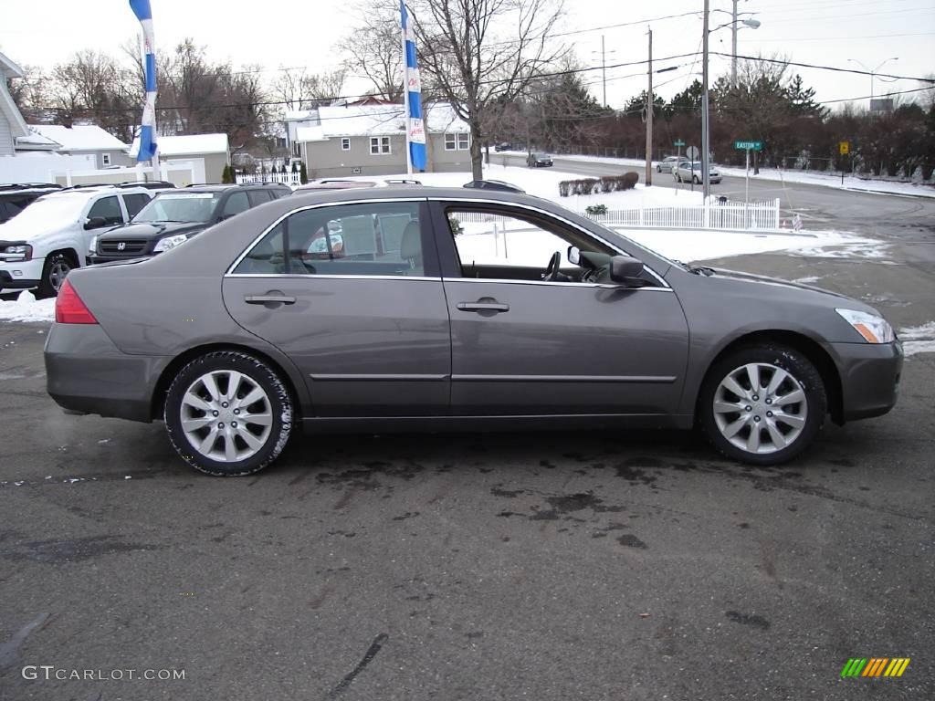 2006 Accord EX-L V6 Sedan - Carbon Bronze Pearl / Ivory photo #6