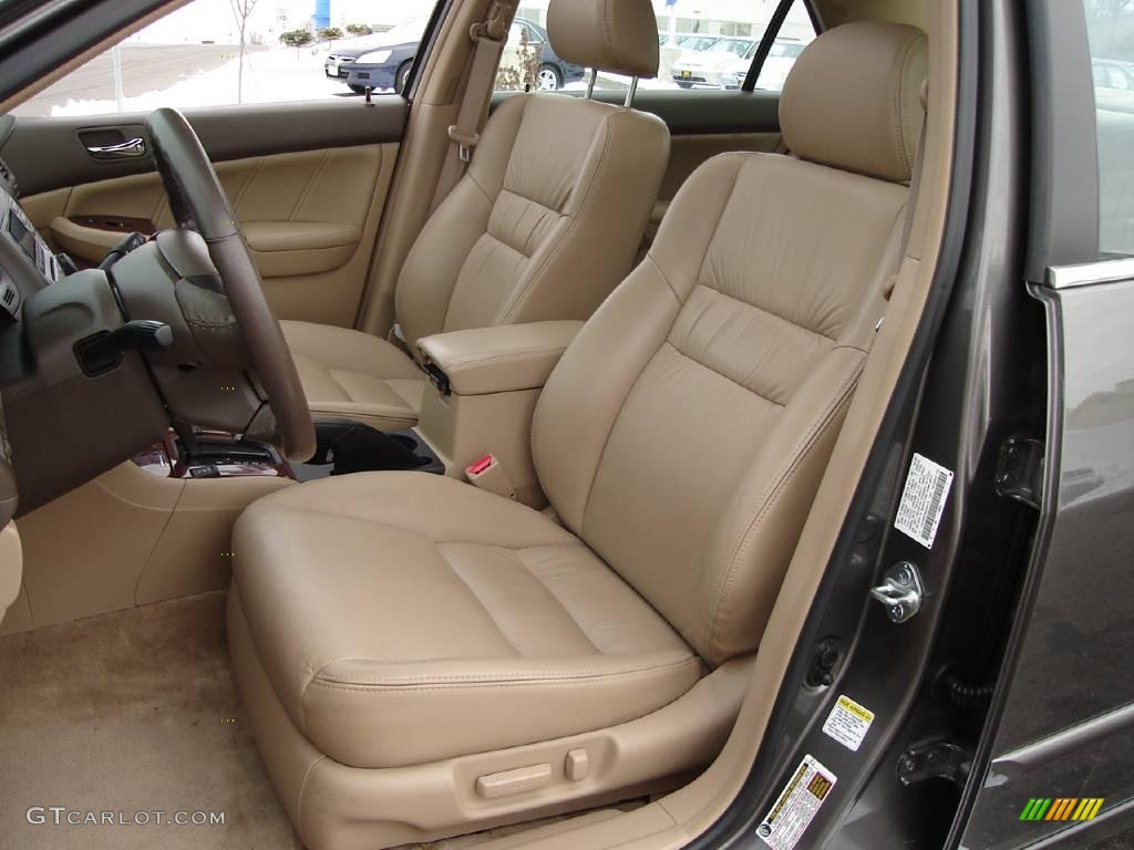 2006 Accord EX-L V6 Sedan - Carbon Bronze Pearl / Ivory photo #13