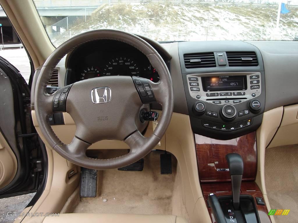 2006 Accord EX-L V6 Sedan - Carbon Bronze Pearl / Ivory photo #17
