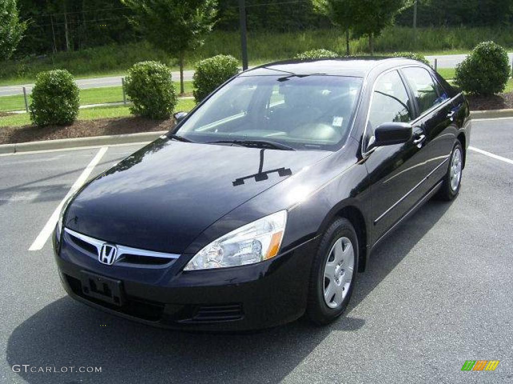 2006 Accord LX Sedan - Nighthawk Black Pearl / Ivory photo #1