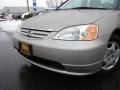 Titanium Metallic - Civic LX Sedan Photo No. 9