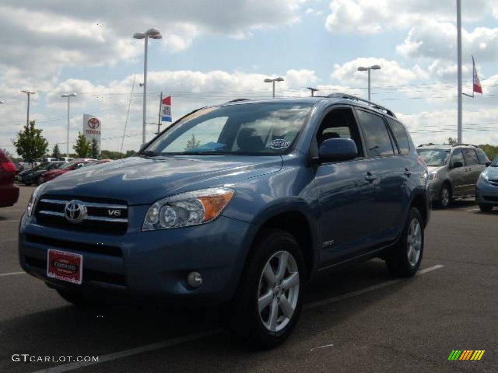2007 RAV4 Limited 4WD - Pacific Blue Metallic / Taupe photo #1