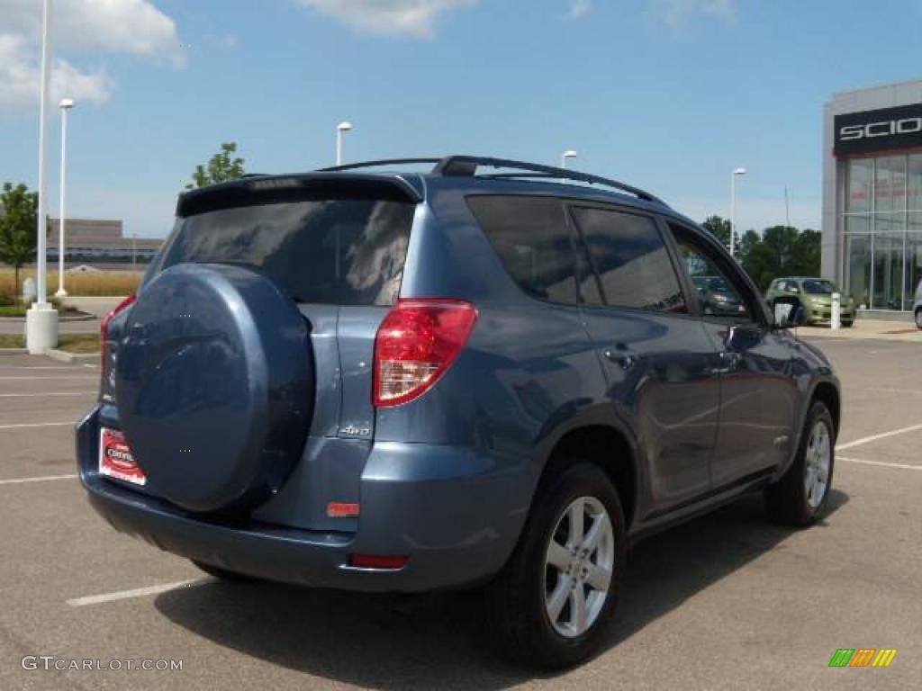 2007 RAV4 Limited 4WD - Pacific Blue Metallic / Taupe photo #5