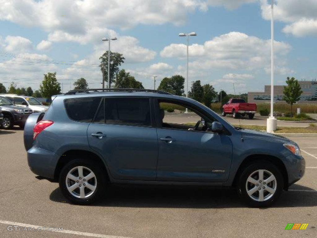 2007 RAV4 Limited 4WD - Pacific Blue Metallic / Taupe photo #6