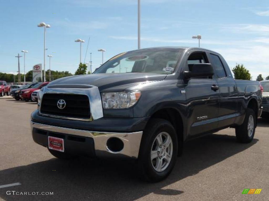 2007 Tundra SR5 Double Cab 4x4 - Slate Metallic / Graphite Gray photo #21