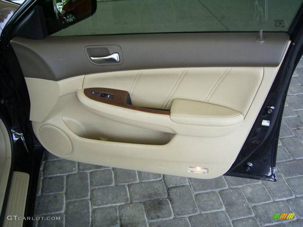 2006 Accord EX-L V6 Sedan - Nighthawk Black Pearl / Ivory photo #13