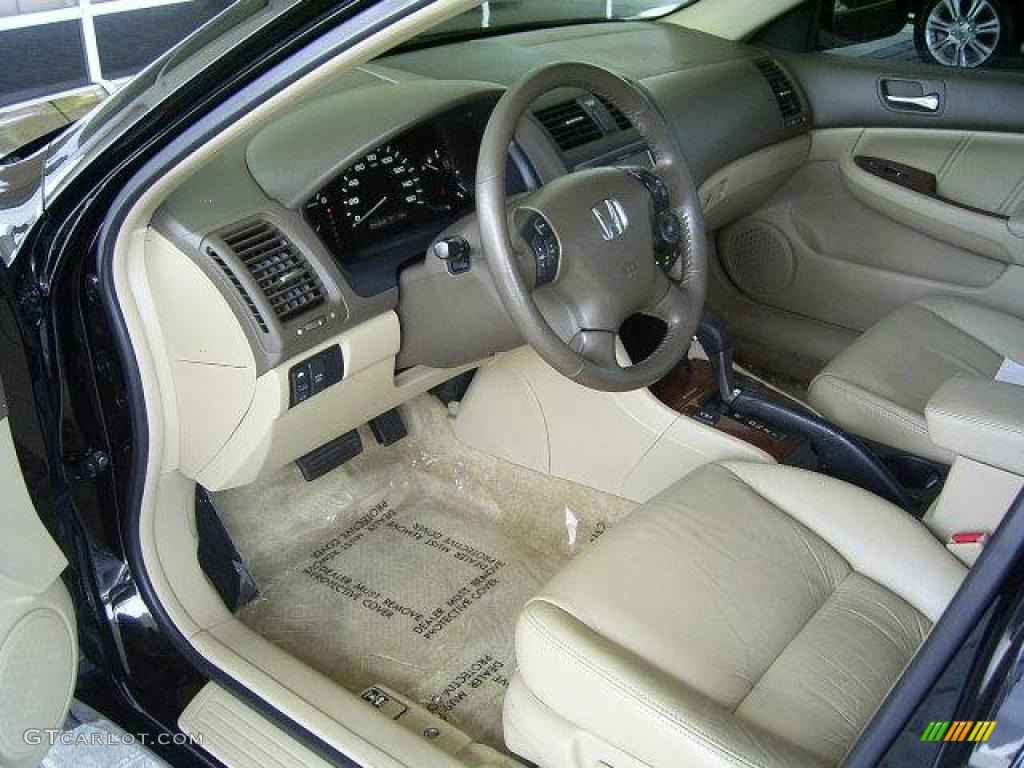 2006 Accord EX-L V6 Sedan - Nighthawk Black Pearl / Ivory photo #26