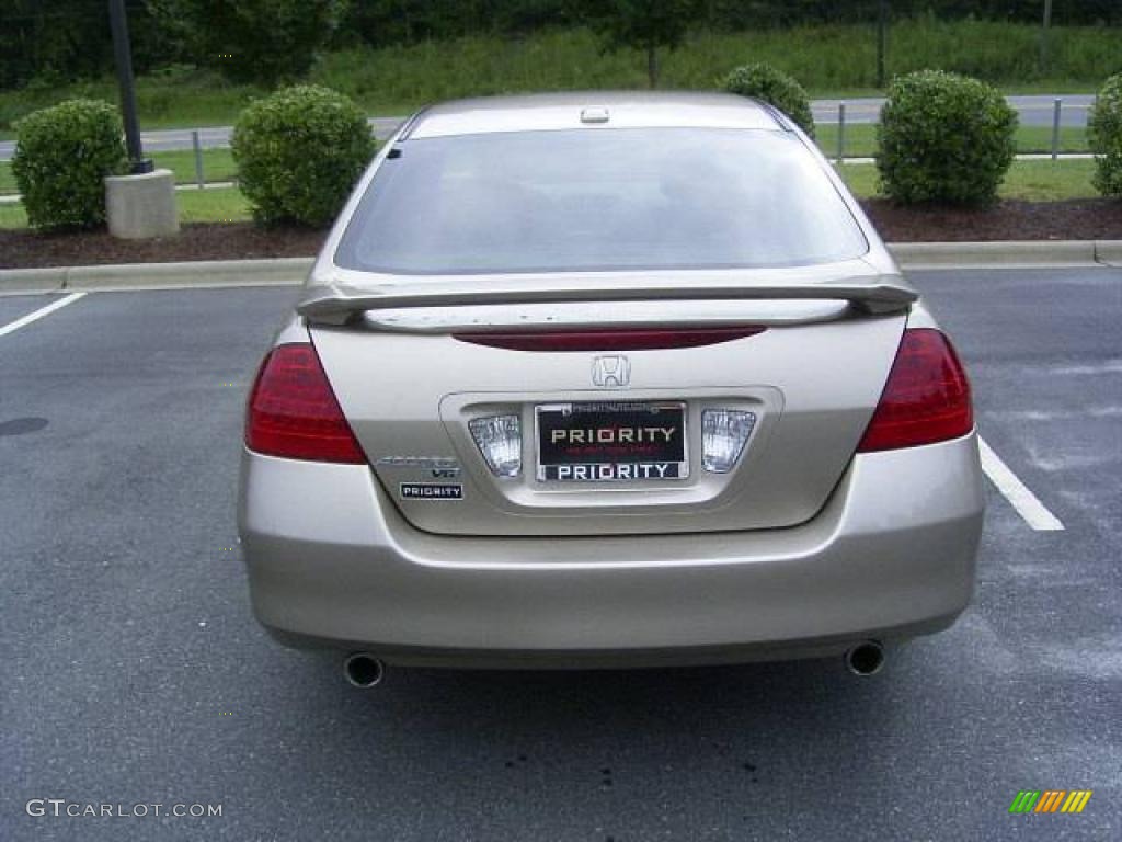 2006 Accord EX-L V6 Sedan - Desert Mist Metallic / Ivory photo #3