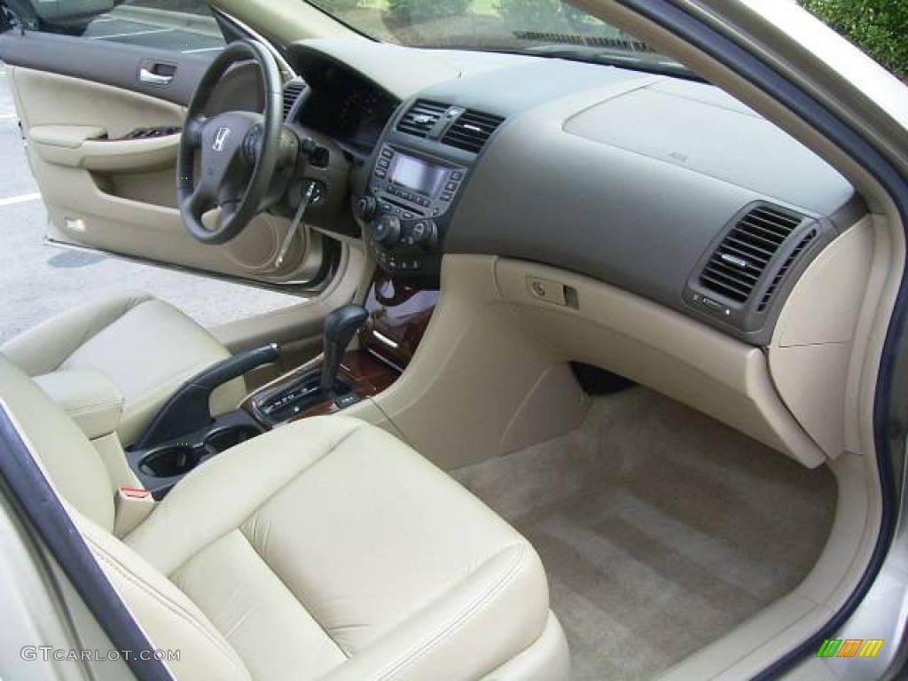 2006 Accord EX-L V6 Sedan - Desert Mist Metallic / Ivory photo #14