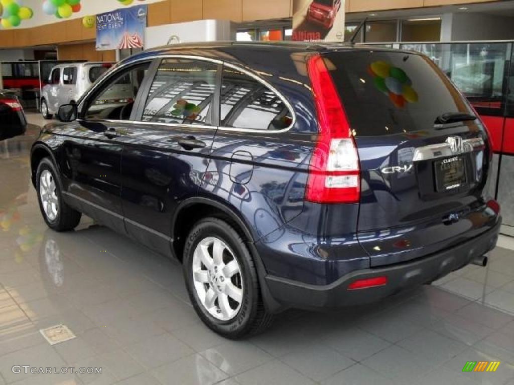 2007 CR-V EX 4WD - Royal Blue Pearl / Black photo #2