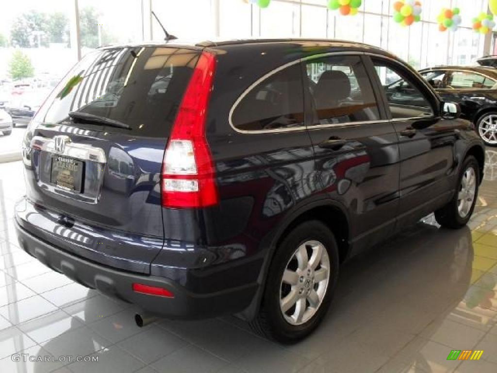 2007 CR-V EX 4WD - Royal Blue Pearl / Black photo #3