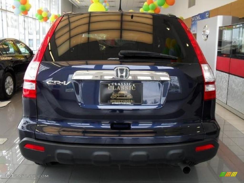 2007 CR-V EX 4WD - Royal Blue Pearl / Black photo #6