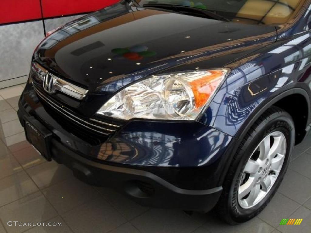 2007 CR-V EX 4WD - Royal Blue Pearl / Black photo #7