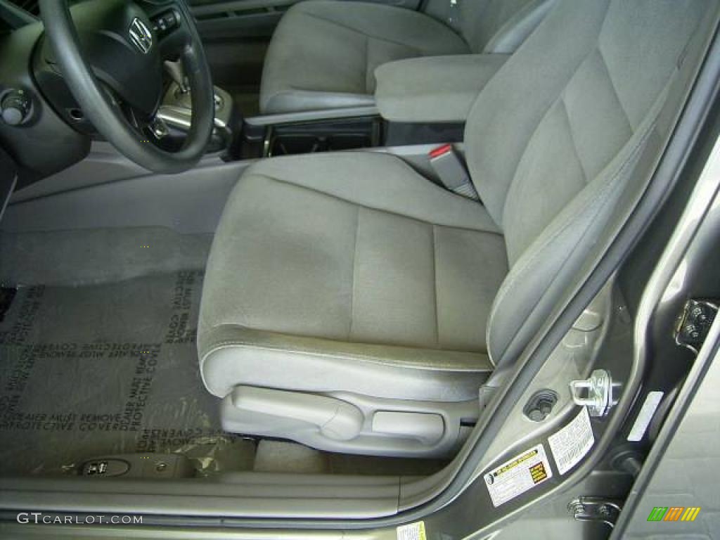 2008 Civic LX Sedan - Galaxy Gray Metallic / Gray photo #9