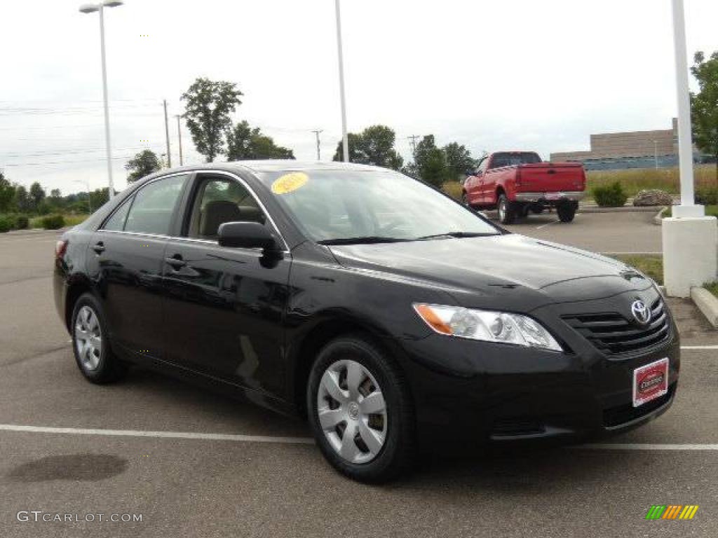 2007 Camry LE - Black / Bisque photo #7
