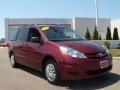 2008 Salsa Red Pearl Toyota Sienna LE  photo #7