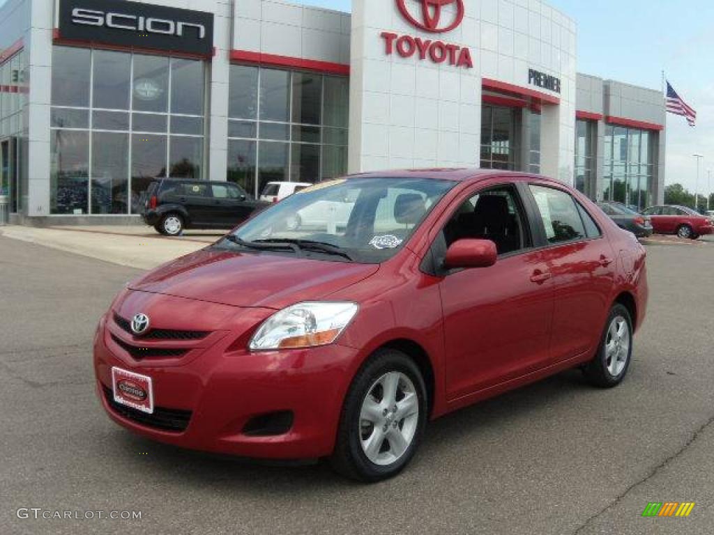 Barcelona Red Pearl Toyota Yaris