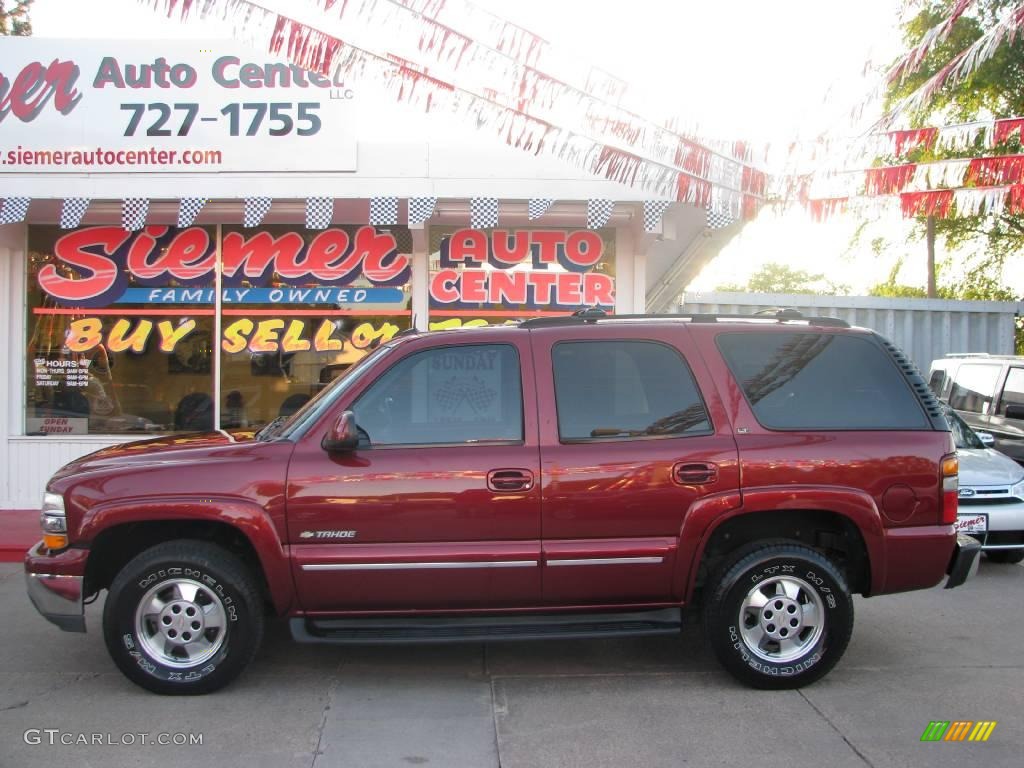 2003 Tahoe LT 4x4 - Redfire Metallic / Gray/Dark Charcoal photo #1