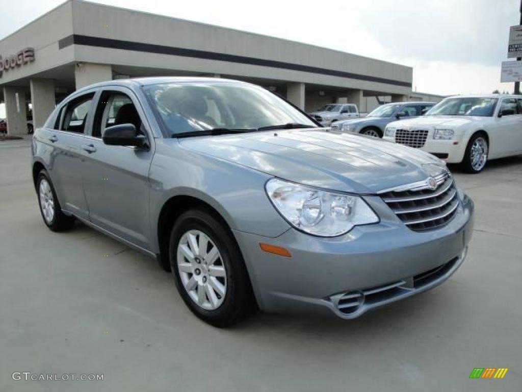 2009 Sebring LX Sedan - Steel Silver Metallic / Dark Slate Gray photo #1