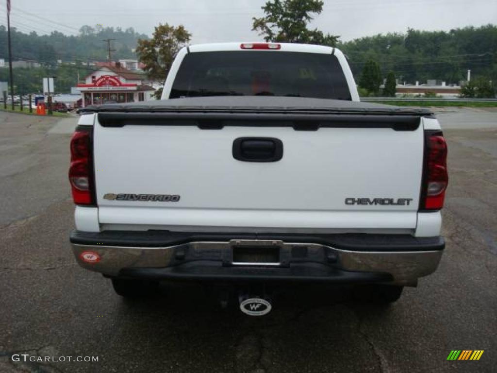 2004 Silverado 1500 Z71 Extended Cab 4x4 - Summit White / Dark Charcoal photo #3