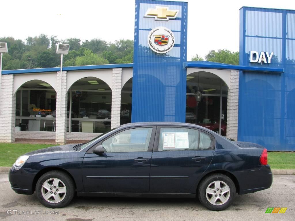 2005 Malibu LS V6 Sedan - Dark Blue Metallic / Gray photo #2