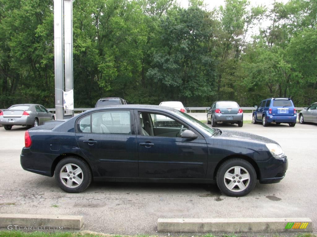 2005 Malibu LS V6 Sedan - Dark Blue Metallic / Gray photo #5