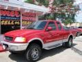 Bright Red - F150 Lariat Extended Cab 4x4 Photo No. 2