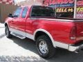 1997 Bright Red Ford F150 Lariat Extended Cab 4x4  photo #3