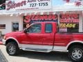 1997 Bright Red Ford F150 Lariat Extended Cab 4x4  photo #23