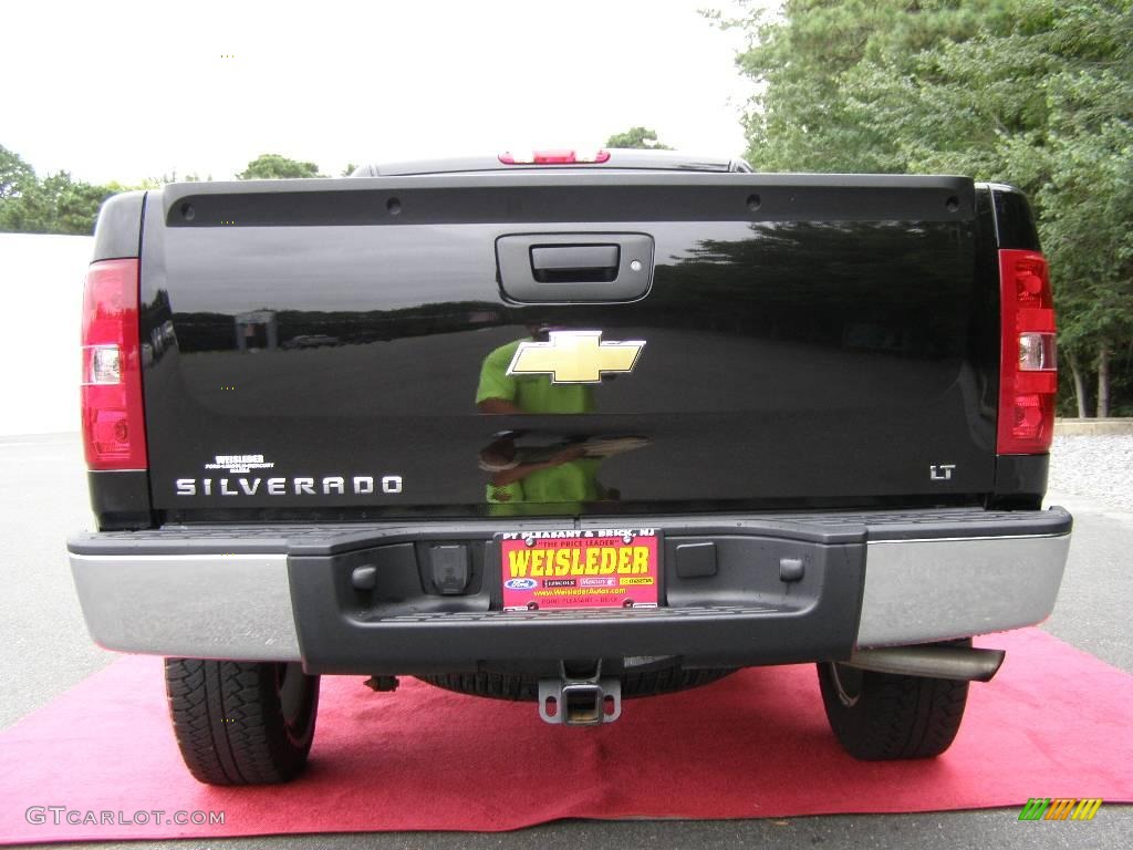 2008 Silverado 1500 LT Extended Cab 4x4 - Black / Ebony photo #8