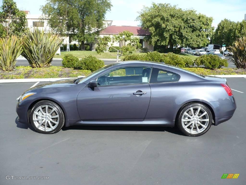 2009 G 37 S Sport Coupe - Blue Slate Metallic / Graphite photo #8