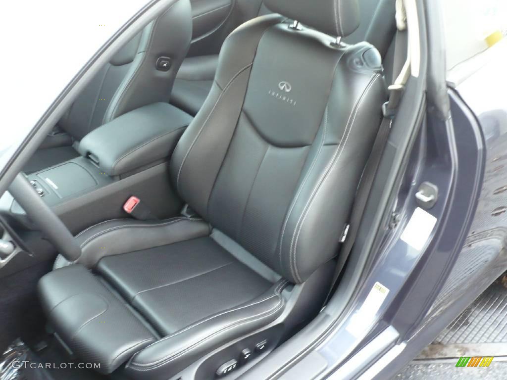 2009 G 37 S Sport Coupe - Blue Slate Metallic / Graphite photo #13